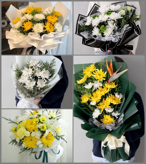 贵州遵义汇川区泗渡镇松杉村白事花束代送